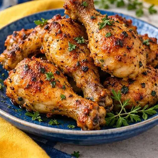 Coxas de frango douradas