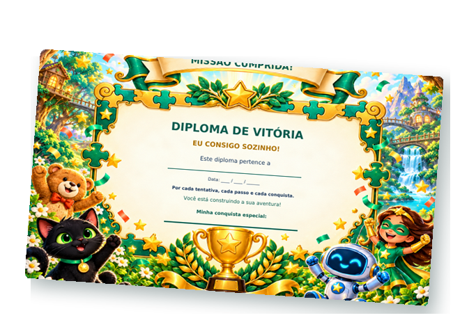 Visual do bônus DIPLOMA DE VITÓRIA