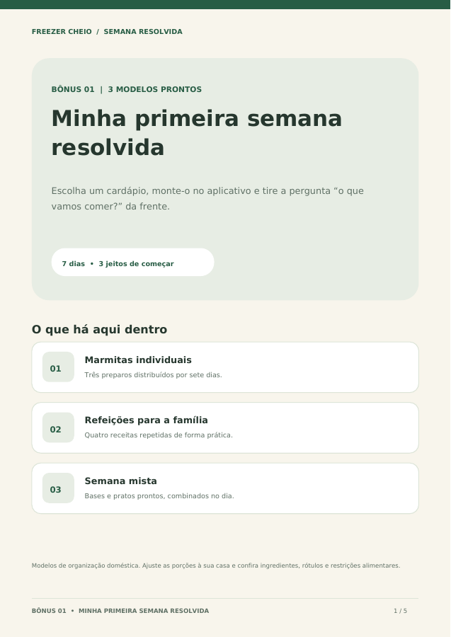 Capa do PDF Minha Primeira Semana Resolvida